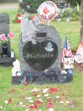 Jesse Isabelle headstone